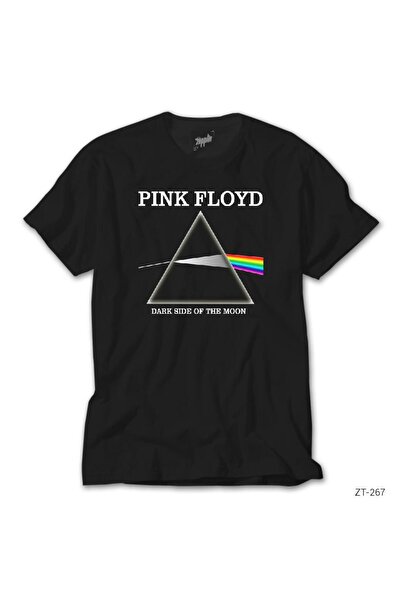 WAKHA بينك فلويد دارك سايد تي شيرت أسود S