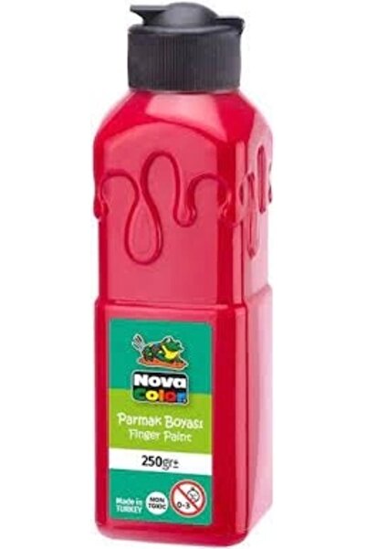 Nova Color PARMAK BOYASI 250GR KIRMIZI
