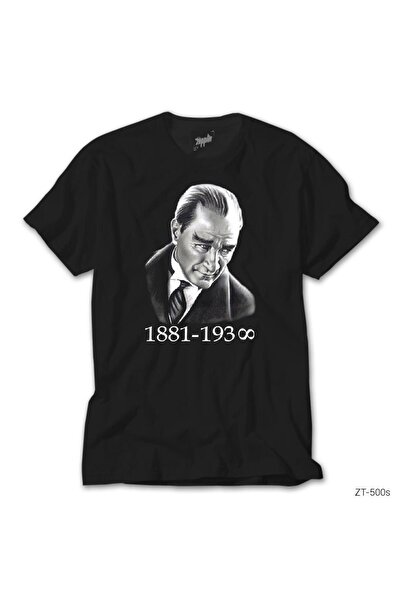 WAKHA Μαύρο T-Shirt Ataturk
