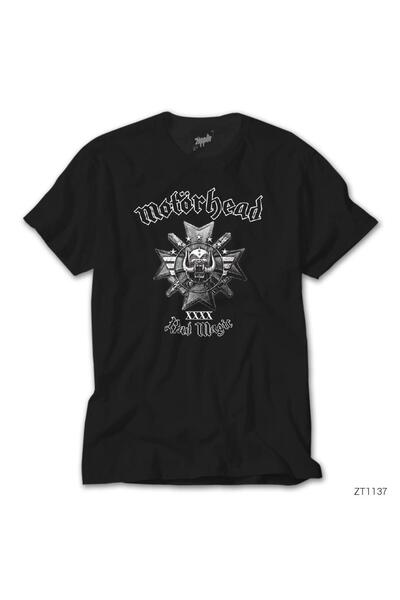 WAKHA Γυναικείο μπλουζάκι Motörhead Bad Magic σε μαύρο χρώμα, μέγεθος L