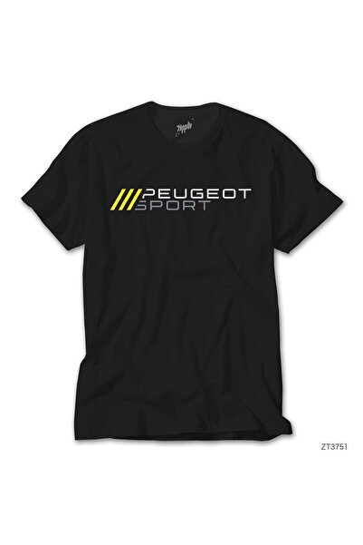 WAKHA Μαύρο μπλουζάκι Peugeot Sport Slash