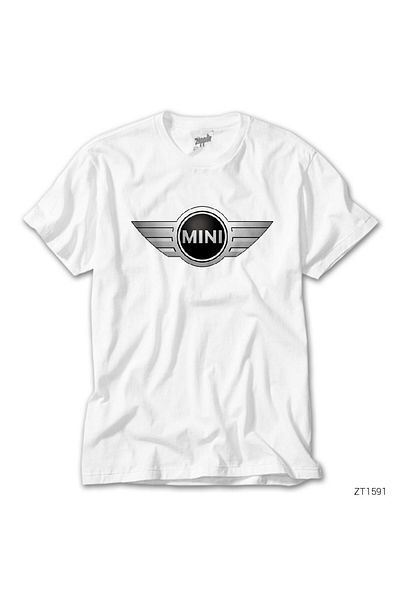 CrowsGate Mini Cooper Logo White T-Shirt