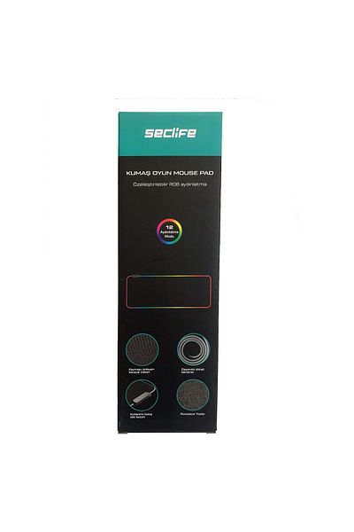 SECLIFE لوحة ماوس الألعاب Smp-3425-rgb