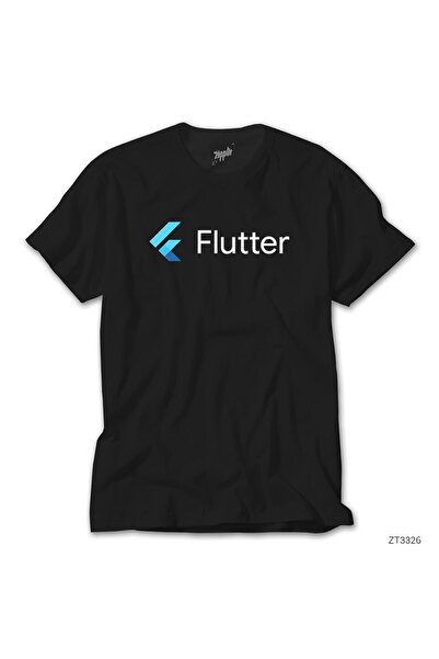 WAKHA Μπλουζάκι Flutter Μαύρο