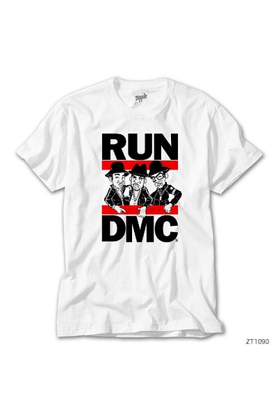 CrowsGate Run Dmc Group White T-Shirt