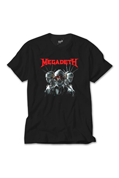 Liyada Tricou negru Megadeth Robot