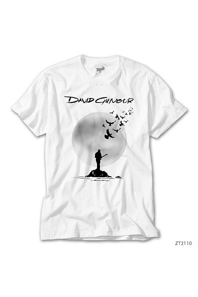 CrowsGate Pink Floyd David Gilmour White T-shirt