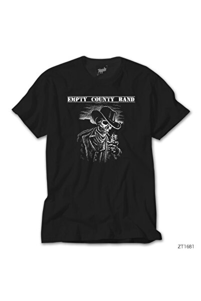 WAKHA Μπλουζάκι Empty Count Band Μαύρο