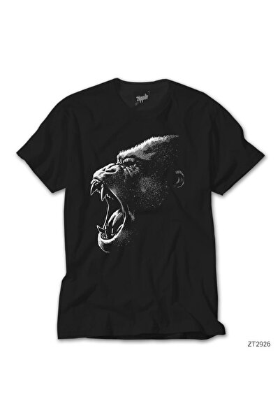 WAKHA Tricou negru King Kong Face