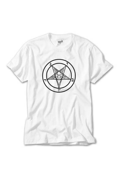 CrowsGate Baphomet logo 2 bela majica