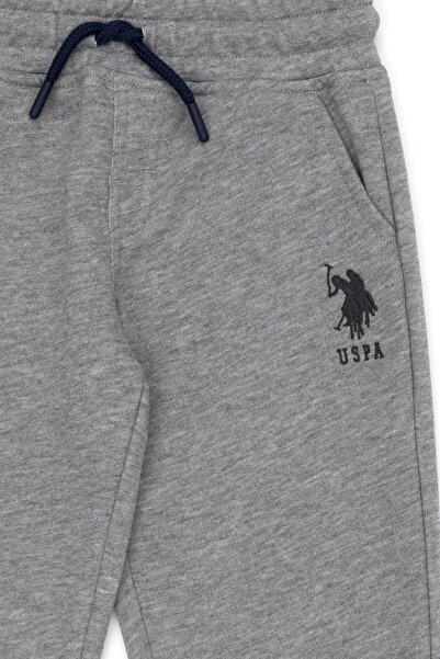 U.S. Polo Assn. Çocuk Gri Melanj Eşofman Altı 50269414-VR086