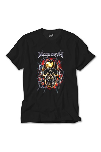 Generic Brand Tricou negru Megadeth Skull Slave