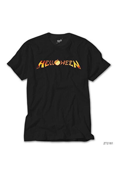 WAKHA Crna majica sa Helloween logotipom