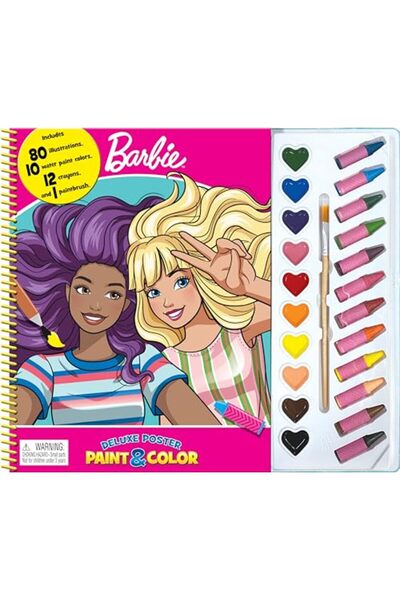 Phidal Publishing ملصق باربي ديلوكس من ماتيل، للرسم والتلوين