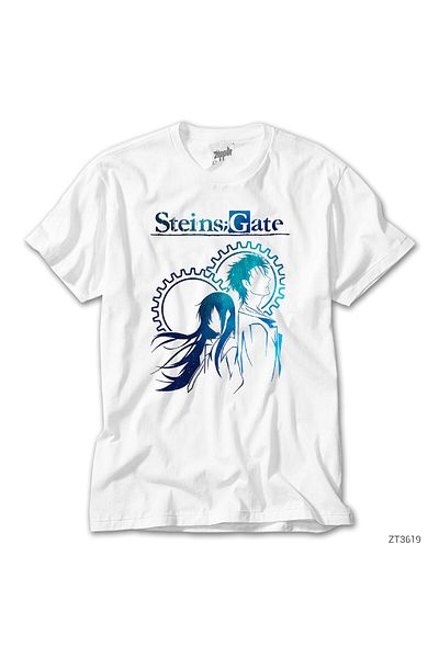 CrowsGate Steins Gate White T-shirt
