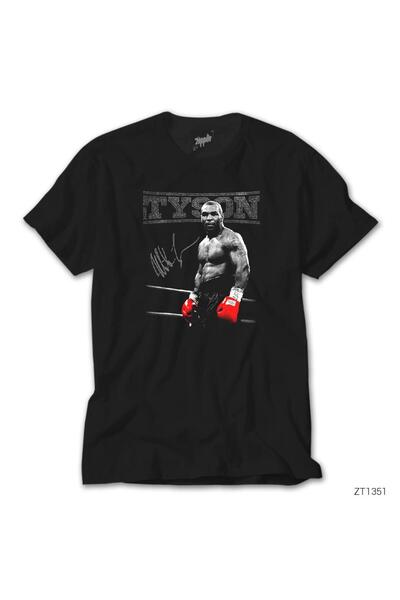 WAKHA Черна тениска на Майк Тайсън