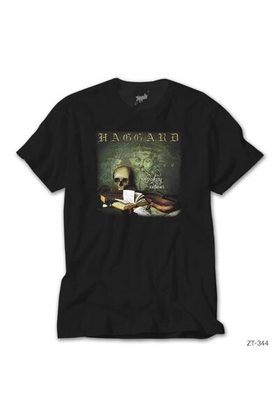 WAKHA Tricou negru Haggard