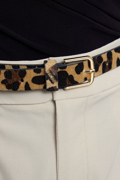Trendyol Collection Dámský pásek hnědého vzhledu kůže - Twoaw25Ke00011