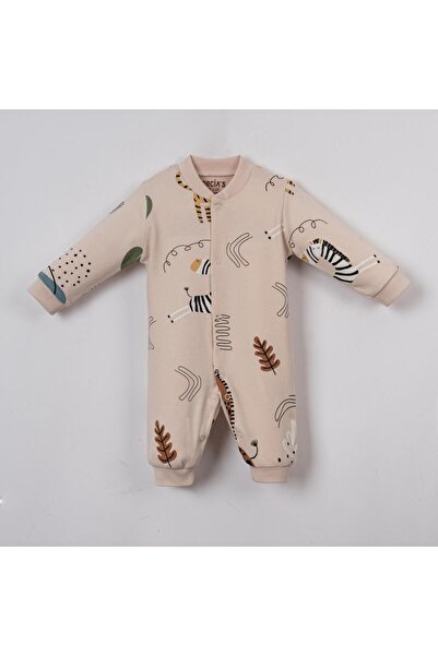 Necix's Safari Jumpsuit for Baby Boy - Front Snaps