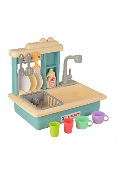TOYFEST Pilli İnteraktif Lavabo Seti Turkuaz