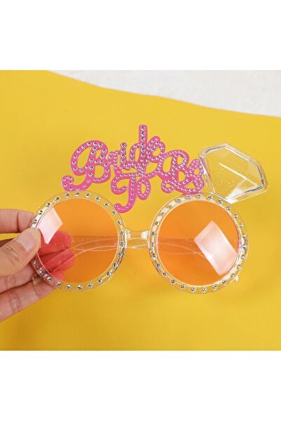 TOYFEST Pastel Pink Bridal Goggles - Written, 15x10 cm
