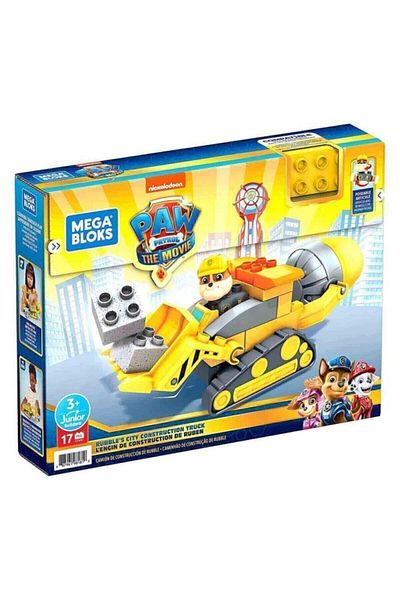 PAW PATROL Mega Bloks Rubble - Gyw91 Model Construction Truck