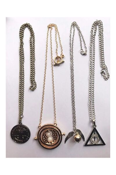 TOYFEST Harry Potter Figured Special Boxed Metal Multi-Varied Keychain Ring Wand Accessory Set