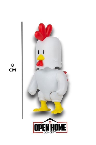 TOYFEST مجسم دجاج ستامبل جايز 8 سم - قطعة واحدة