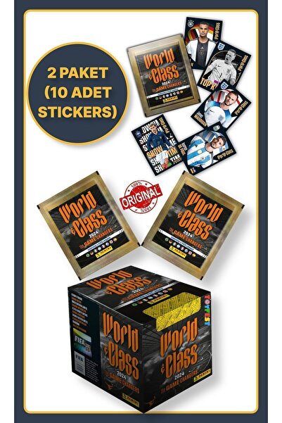 TOYFEST Panini Fifa World Class Koleksiyon Futbolcu 2024 Sticker Çıkartmaları...