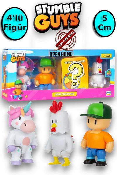 TOYFEST مجموعة شخصيات متأرجحة مكونة من 4 قطع - Ms Stumble He