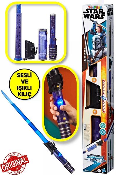 TOYFEST Darksaber Electronic Forj Lighted Lightsaber Role Play Toy - F9970