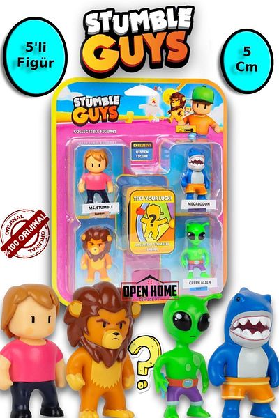 TOYFEST مجموعة شخصيات ستمبل جايز مكونة من 5 قطع - MS STUMBLE