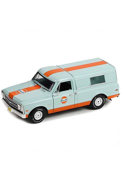 TOYFEST Greenlight 1:24 1968 تشيفي C-10 بيك اب أزرق فاتح