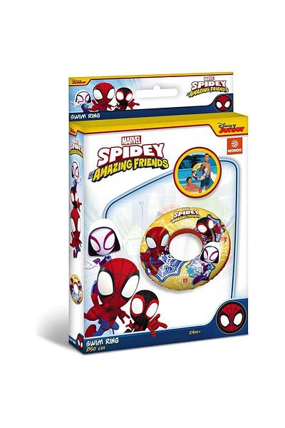 TOYFEST 50 cm Spidey Figured Children's Swimming Life Buoy - for Sea and Pool