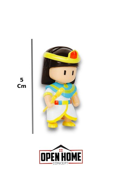 TOYFEST قطعة واحدة من Stumble Guys Cleopatra - 5 سم شخصية فردية