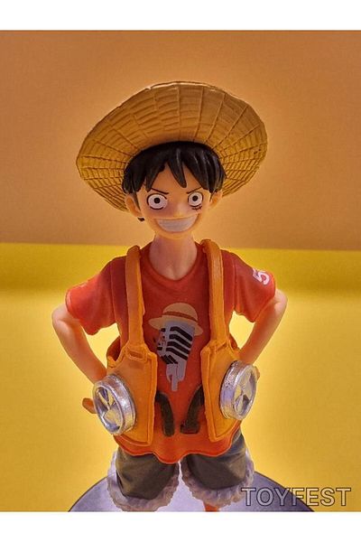 TOYFEST شخصية الرسوم المتحركة ون بيس مونكي دي لوفي لعبة حلية موديل 3 - 20 سم