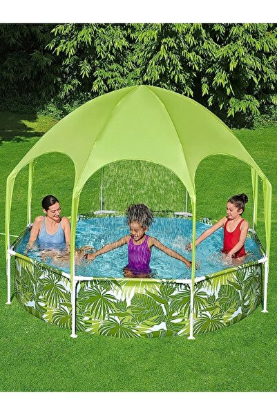 TOYFEST Steel Pro Gölgelikli Dev Oyun Havuzu 244cm x 51cm 56432