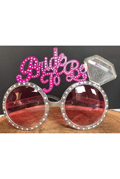 TOYFEST Pastel Pink Bridal Goggles - Written, 15x10 cm