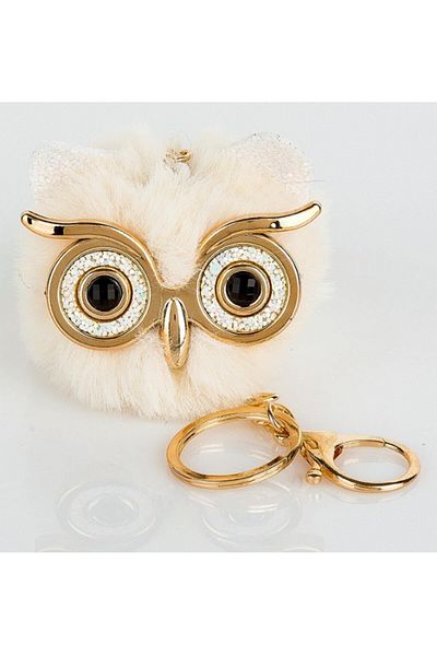 TOYFEST Plush Owl Keychain