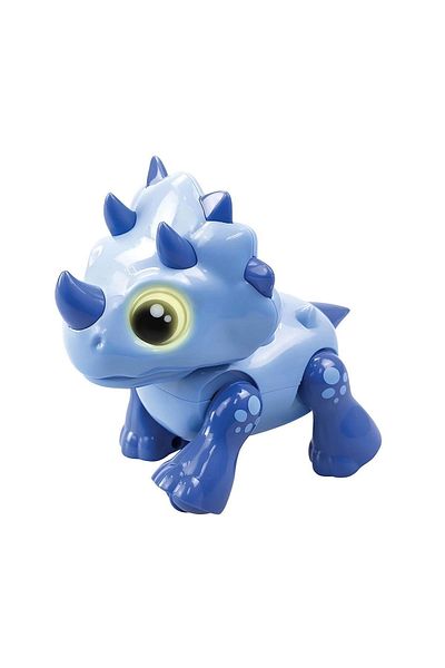 TOYFEST رأس دينو روبوت إلكتروني - فضي مع صوت وضوء