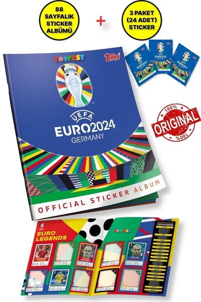 TOYFEST ALMANYA EURO 2024 Avrupa Şampiyonası Match Attax - Resmi Futbolcu Sti...