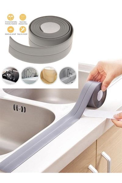 TOYFEST Waterproof Bathroom Kitchen Sink Insulation Adhesive Strip Tape - 3.2 mt