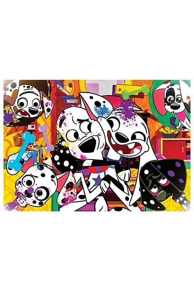 TOYFEST أحجية KS Dalmatian المكونة من 100 قطعة - تصميم خفيف الوزن وأنيق