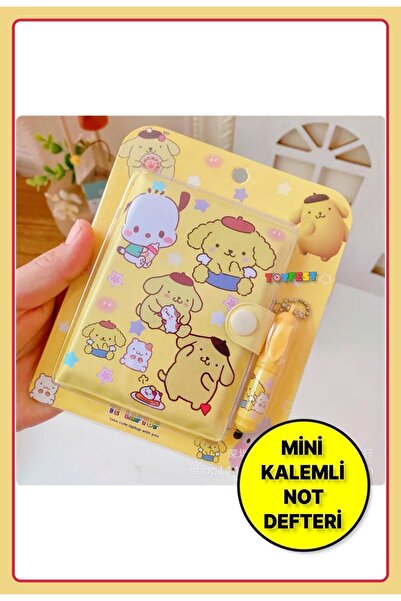 TOYFEST Blocnotes mic și caiet cu figurina Pompompurin - 1 bucată