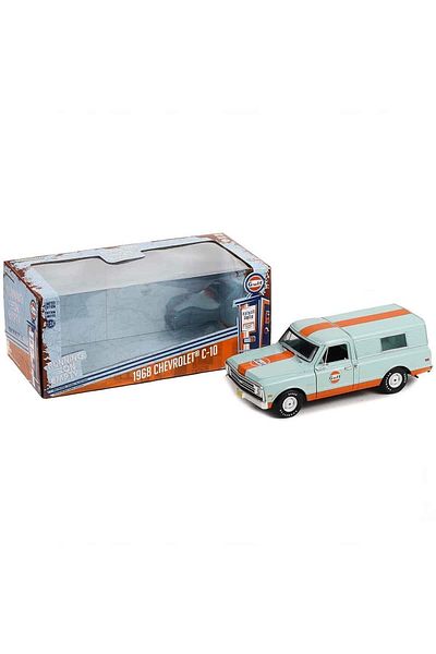 TOYFEST Greenlight 1:24 1968 تشيفي C-10 بيك اب أزرق فاتح