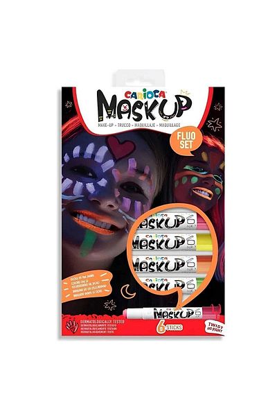 TOYFEST 6-Color 6-Grams Highlighter Carioca Face Paint - 43156