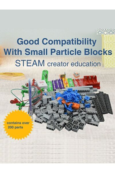 Zetzeka Electronic Bricks Kit Eğlenceli ve Öğretici Elektronik Deney Seti 200+ Deney 5+ Yaş
