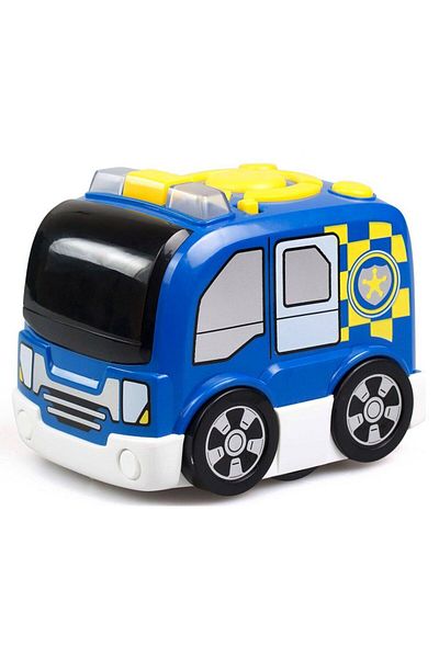 TOYFEST Silverlit Tooko - مجموعة لعب مركبة الشرطة القابلة للبرمجة