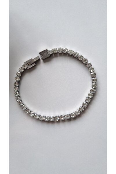 staınless steel Paslanmaz Çelik  Dönmeyen Gümüş Renk Su Yolu Bileklik