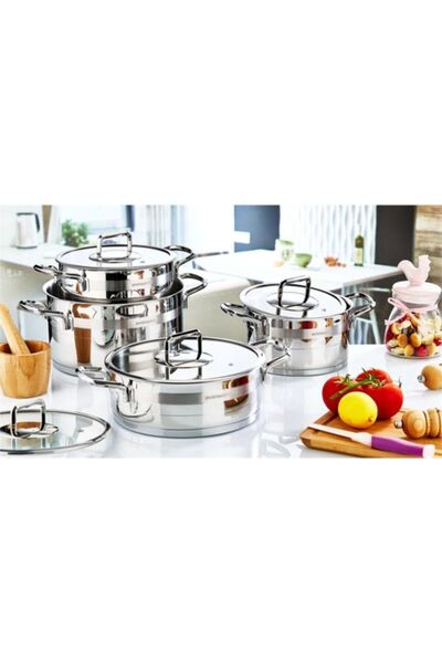 Evimsaray Safir Derin 4'lü Set Tencere S-1346